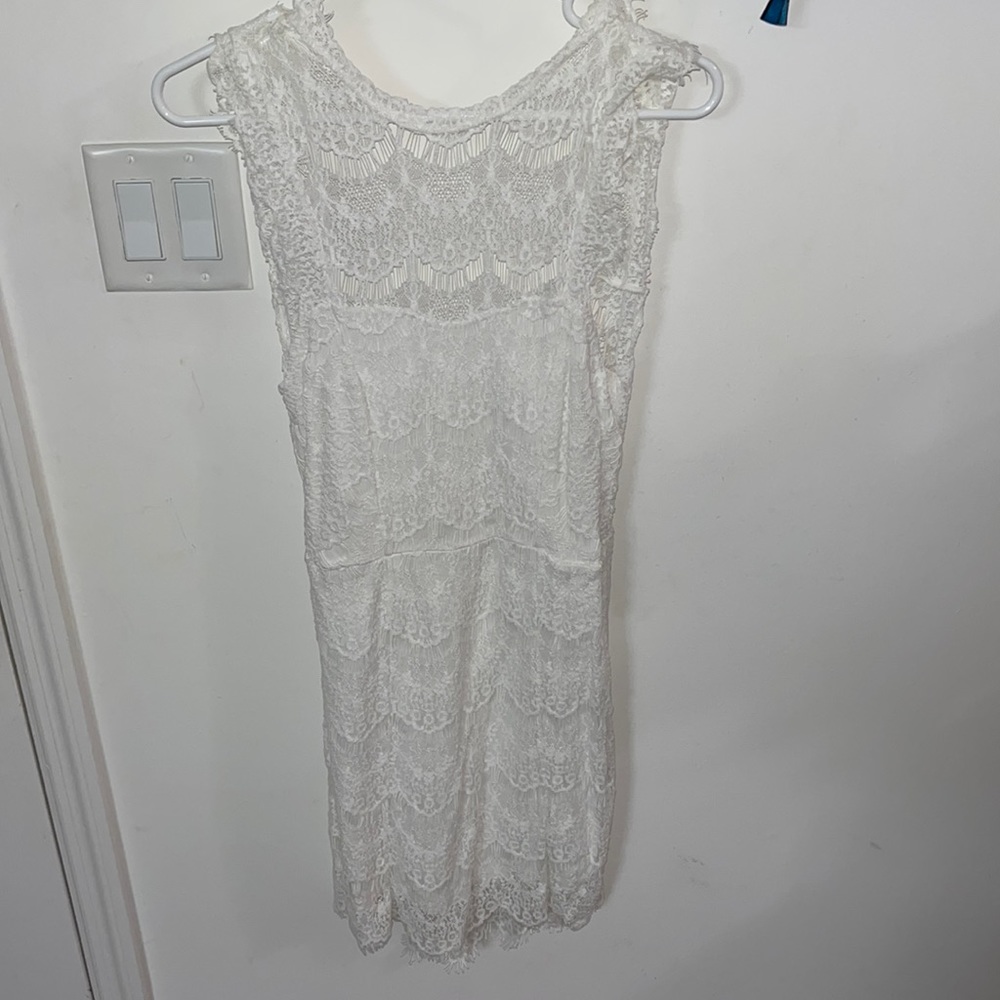 Free people white lace dress